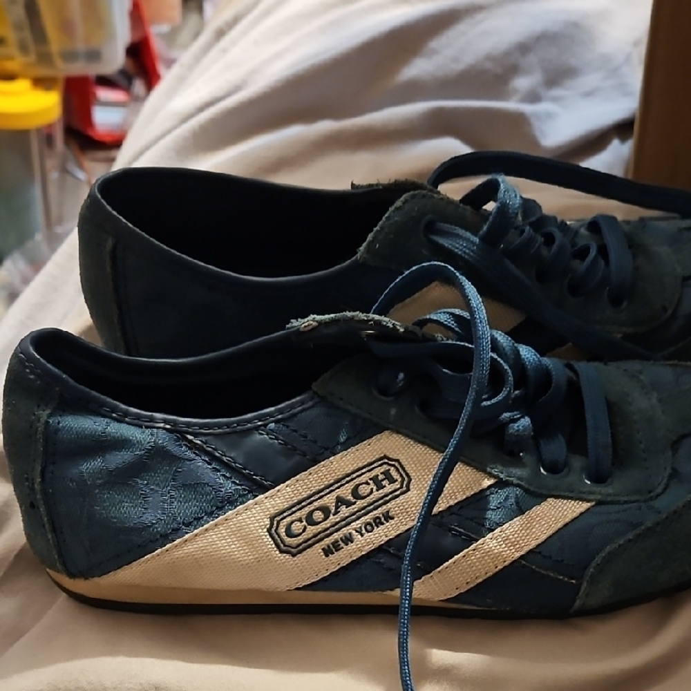 Coach Men's Blue Sneakers - Picture 1 of 1